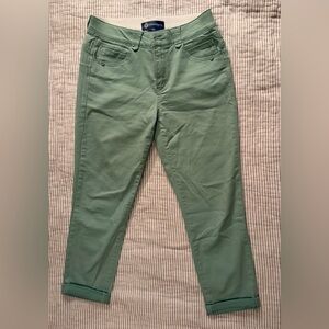 Democracy Women's Mint Green Straight Leg Jeans